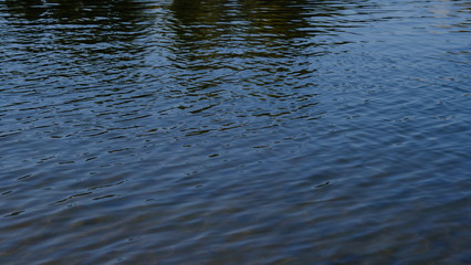  Water surface. Reflection in water. Background for design. River
