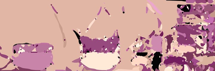 abstract modern art background with tan, dark moderate pink and very dark pink colors