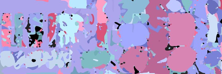 abstract modern art background with light pastel purple, very dark pink and powder blue colors