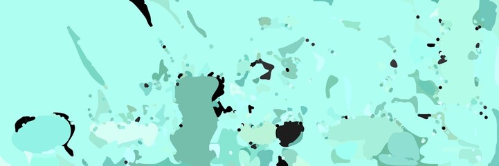 abstract modern art background with pale turquoise, very dark green and medium aqua marine colors