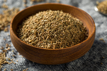 Raw Brown Organic  Ajwain Seed