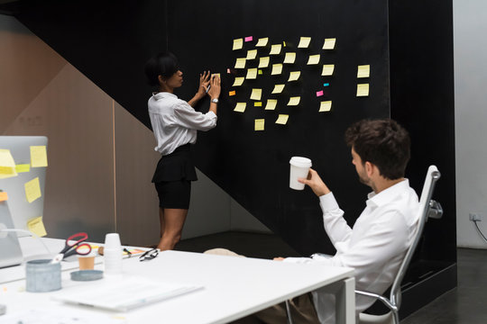 Team brainstorming