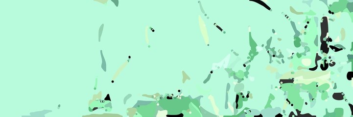 abstract modern art background with shapes and pale turquoise, very dark blue and medium aqua marine colors