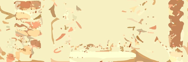 abstract modern art background with blanched almond, peru and burly wood colors