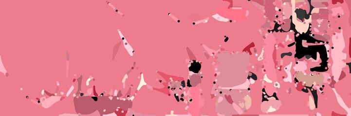 abstract modern art background with shapes and light coral, very dark pink and pastel pink colors