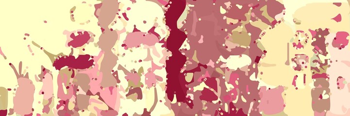 abstract modern art background with wheat, dark moderate pink and bisque colors