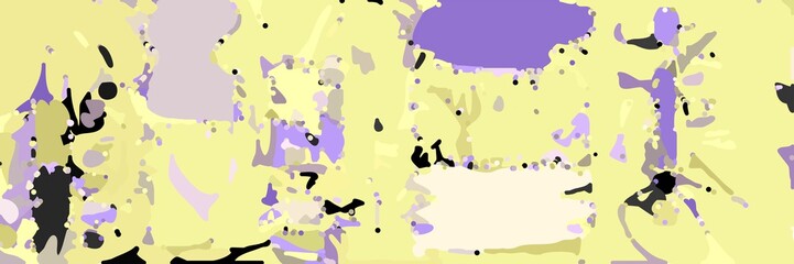 abstract modern art background with pale golden rod, very dark green and medium purple colors