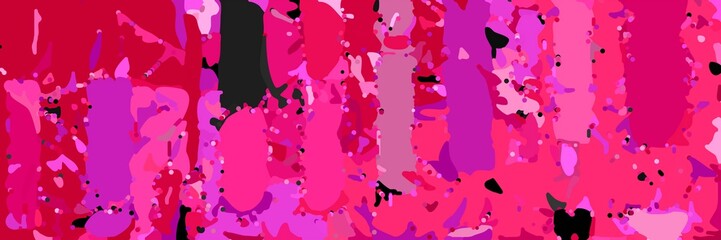 abstract modern art background with deep pink, very dark green and neon fuchsia colors