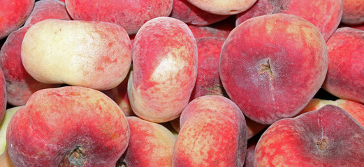flat peaches also called saturn peaches for sale