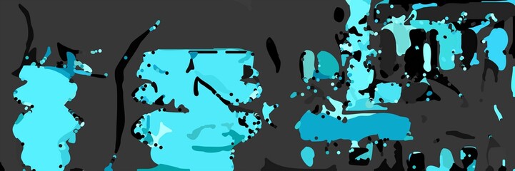 abstract modern art background with very dark blue, turquoise and pale turquoise colors