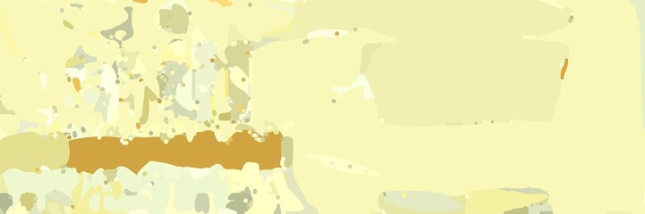 abstract modern art background with shapes and lemon chiffon, peru and khaki colors