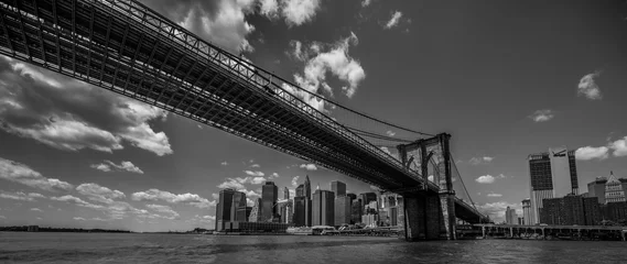 Abwaschbare Fototapete Brooklyn Brücke © Kai