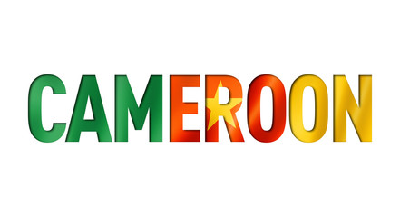 cameroonian flag text font