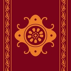 Abstract pattern. Vector seamless texture for textile, wrapping paper, wallpaper, invitation, card. 