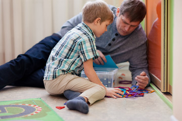 Happy family play