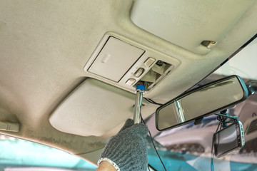 Wiring car camera video recorder at my home.