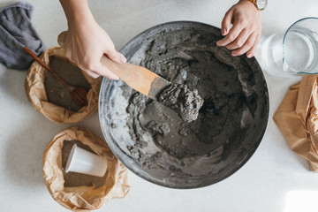 Woman Artisan Working at her Workshop