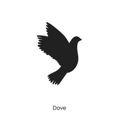 dove icon vector