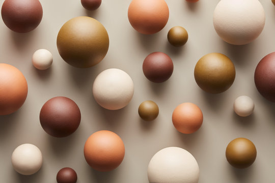 Chaotic arrangement of various balls
