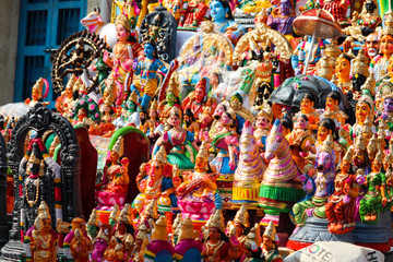 Statue of Indian Gods Idols For Festival Golu Diwali Religious