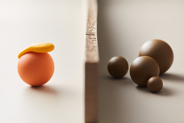 Presentation of border between immigrants and government