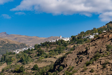 The town of Capileira in Spain