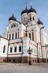 Fototapeta premium Alexander Nevsky Orthodox cathedral in Tallinn