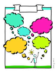 SketchNote Templates Doodles handsketched for your Buisiness Presentation