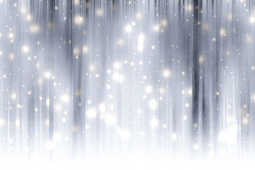 Winter season abstract nature art print and Christmas landscape holiday background, snowy magical...