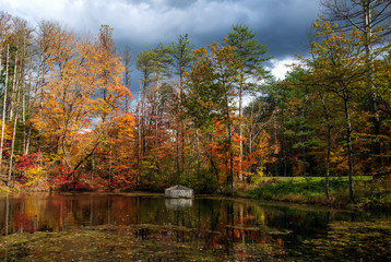 Strawberry Pond in Autumn at the North Chagrin Reservation