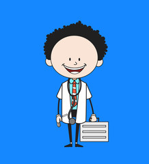 ABC - Holding a Suitcase and ready to go