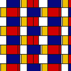 Patrón estilo Mondrian