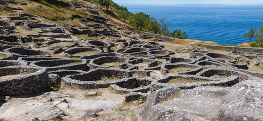 Castro de Santa Trega, Rovine Celtiche, Galizia, Spagna