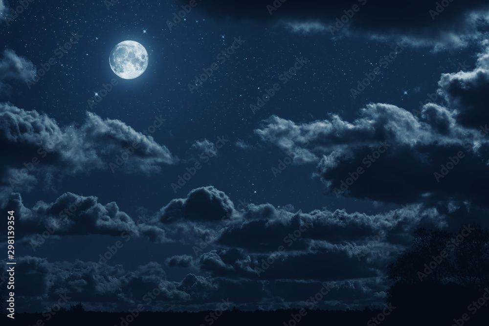 Wall mural big moon