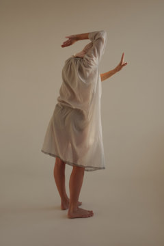 Woman protecting from evil