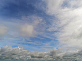 Blue sky cloudy abstract background.