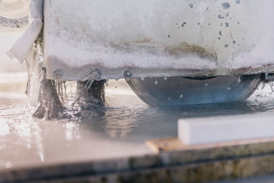 Blade Cutting Stone
