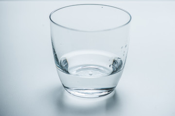 A glass of clean water
