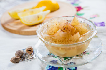 dessert - fresh homemade apple compote