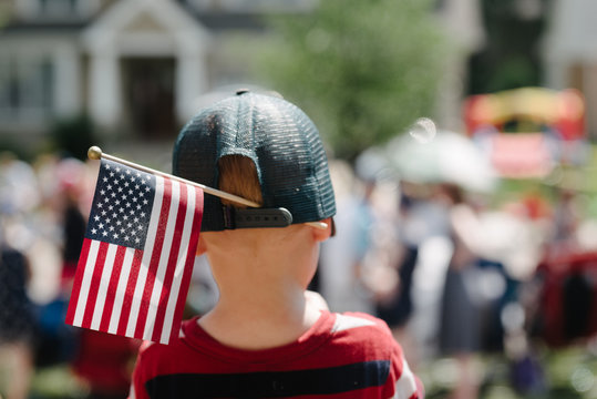 Boy With Flag