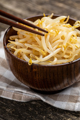 Preserved mung sprout.