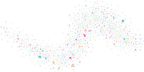 Abstract flying confetti.