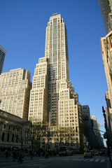 Fototapeta na wymiar 500 5th Avenue skyscraper built in Art Deco style in 1929-1931, New York, NY, USA