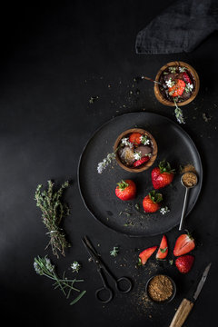 Strawberry cocktail