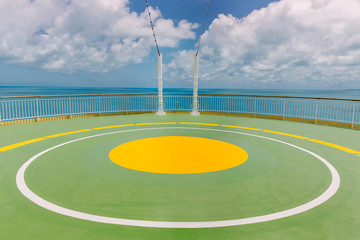 Heliport on Boat