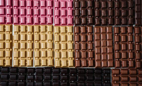 different kinds of chocolate bars