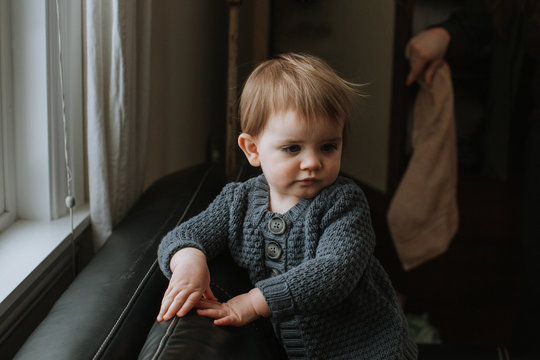 Young Child in Window light