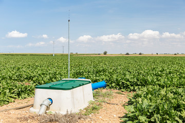 Agriculture automated irrigation system