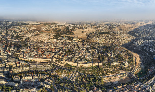 General Aerial View Of Jerusalem, Israel