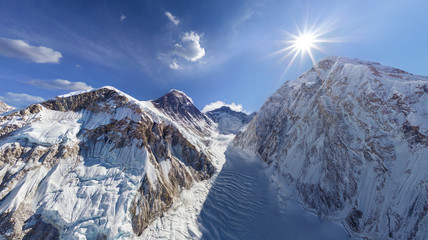 Aerial view of Himalaya mountain, Nepal